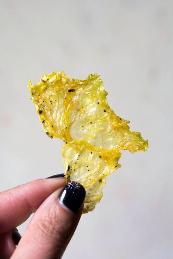 Savory Cabbage Chips